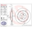 BREMBO Fren diski Dış Çap: 415mm, içten havalandırmalı, iki parçalı fren diski, Kaplamalı — Mercedes-Benz Eqe (4)