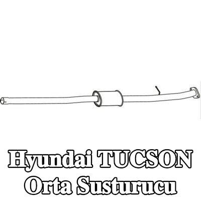 VEGAZ Orta susturucu — Hyundai Tucson