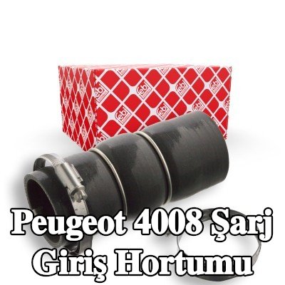 FEBI BILSTEIN Şarj Cihazı Emme Hortumu Üst, kelepçeli — Peugeot 4008