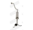 WALKER Orta susturucu 1940mm, boru ile, montaj parçaları olmadan — Opel Agila (4)