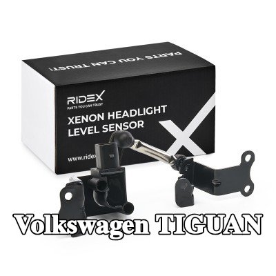 RIDEX مستشعر مستوى المصباح الأمامي للمحور الخلفي, مع حامل, مع قضيب توصيل — 2012 Volkswagen Tiguan