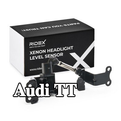 RIDEX مستشعر مستوى المصباح الأمامي للمحور الخلفي, مع حامل, مع قضيب توصيل — 2011 Audi Tt