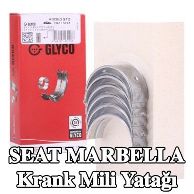 GLYCO Çelik tabanlı alüminyum alaşımlı krank mili yatağı — SEAT Marbella