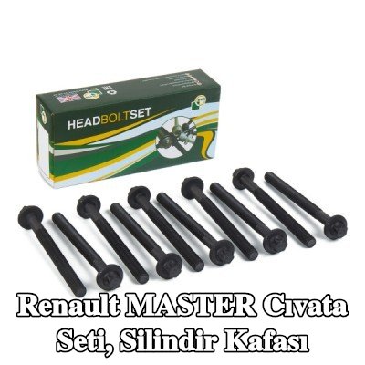 BGA Cıvata Kiti, silindir kafası M12 — Renault Master