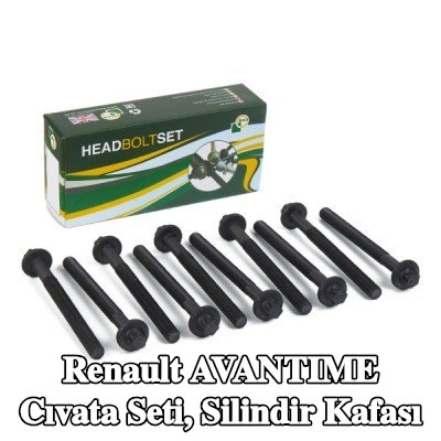 BGA Cıvata Kiti, silindir kafası M12 — Renault Avantime