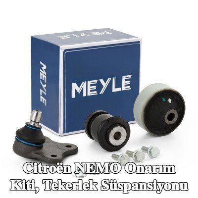 MEYLE Onarım kiti, tekerlek süspansiyonu Ön Aks Sol, Ön Aks Sağ, bilyeli mafsal ile, lastik yatağı ile — Citroën Nemo