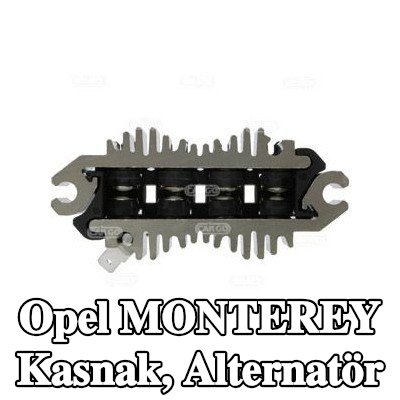 HC-Cargo Kasnak, alternatör — Opel Monterey