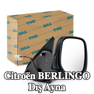 TYC Sağ yan ayna — 2002 Citroën Berlingo