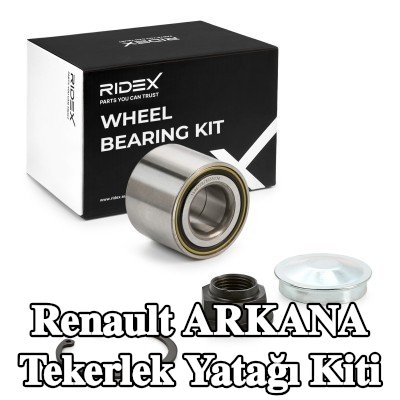RIDEX Tekerlek yatağı kiti Arka Aks Sol, Arka Aks Sağ, Arka Aks her iki taraf — Renault Arkana