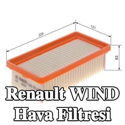 BOSCH Hava filtresi — Renault Wind