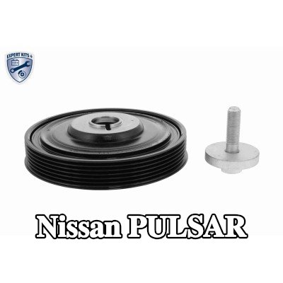 VAICO مجموعة بكرات الحزام، العمود المرفقي — Nissan Pulsar