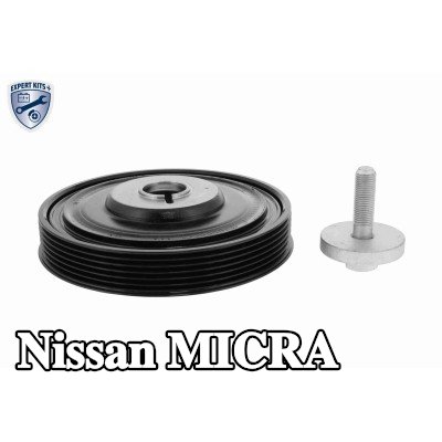VAICO مجموعة بكرات الحزام، العمود المرفقي — Nissan Micra