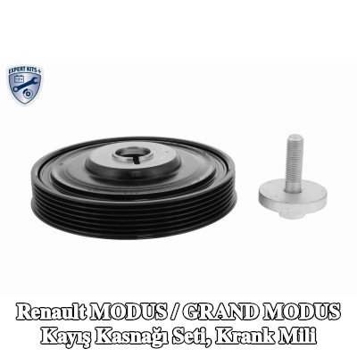 VAICO Kayış Kasnağı Seti, krank mili — Renault Modus / Grand Modus