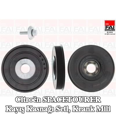 FAI AutoParts Kayış Kasnağı Seti, krank mili — Citroën Spacetourer