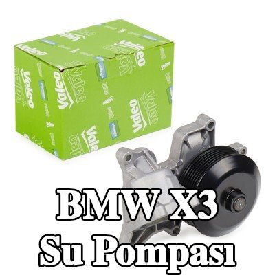 VALEO Contaları/sızdırmazlık elemanları dahil su pompası — 2008 BMW X3