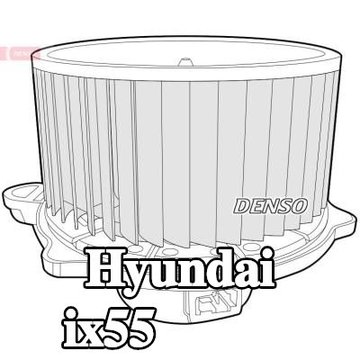 DENSO محرك منفاخ 12V, بدون مقاوم — Hyundai ix55