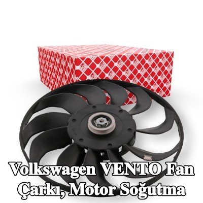 FEBI BILSTEIN Fan Çarkı, motor soğutma Sağ — Volkswagen Vento