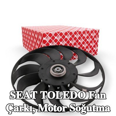 FEBI BILSTEIN Fan Çarkı, motor soğutma Sağ — 1997 SEAT Toledo