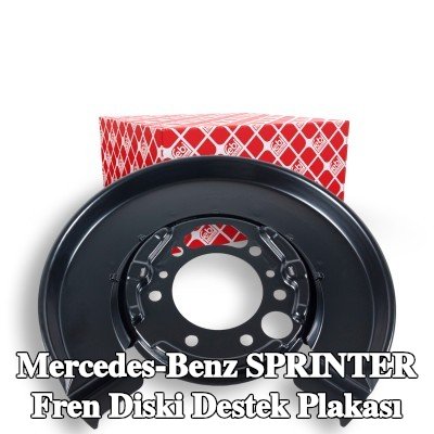 FEBI BILSTEIN Fren diski destek plakası Arka Aks Sağ — 2000 Mercedes-Benz Sprinter