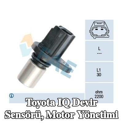 FAE Devir sensörü, motor yönetimi — Toyota Iq