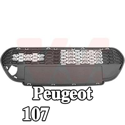 VAN WEZEL شبكة المبرد الأمامية, مع حامل لوحة الأرقام — Peugeot 107