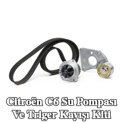 SKF Su pompası ve triger kayışı kiti Diş Sayısı: 259, conta/sızdırmazlık elemanları ile — 2005 Citroën C6
