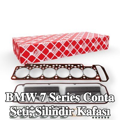 FEBI BILSTEIN Conta seti, silindir kapağı contalı silindir kapağı, valf gövdesi contalı, egzoz manifoldu contası ile (ler), emme manifoldu contası/contaları ile — 1992 BMW 7 Series