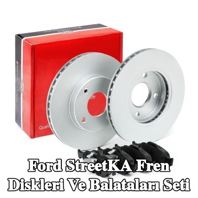 MAPCO Fren diskleri ve balataları seti Ön Aks, Havalandırmalı — Ford StreetKA