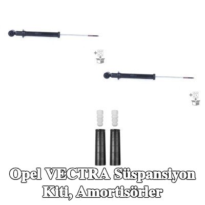 MONROE Süspansiyon kiti, amortisörler — Opel Vectra