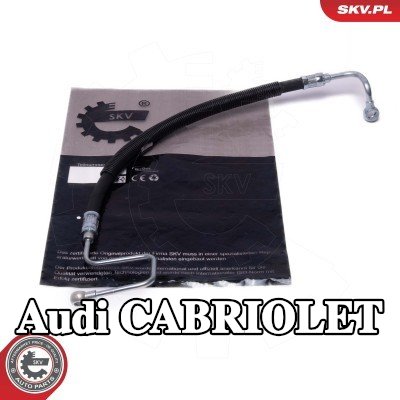 ESEN SKV خرطوم التوجيه المعزز من المضخة الهيدروليكية إلى ترس التوجيه — 1991 Audi Cabriolet