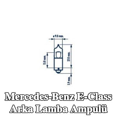 NARVA Arka lamba ampulü Range Power Blue+ — Mercedes-Benz E-Class
