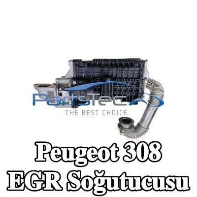 PartsTec Conasız/sızdırmazlık elemanı olmayan EGR soğutucu — Peugeot 308