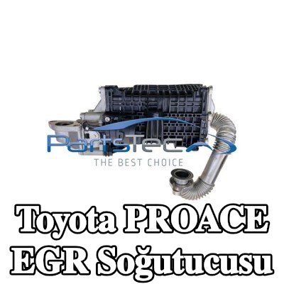 PartsTec Conasız/sızdırmazlık elemanı olmayan EGR soğutucu — Toyota Proace