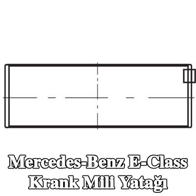 MAHLE Krank mili yatağı — 2000 Mercedes-Benz E-Class