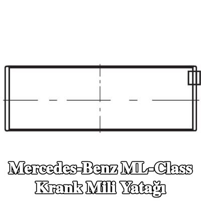 MAHLE Krank mili yatağı — 2000 Mercedes-Benz ML-Class