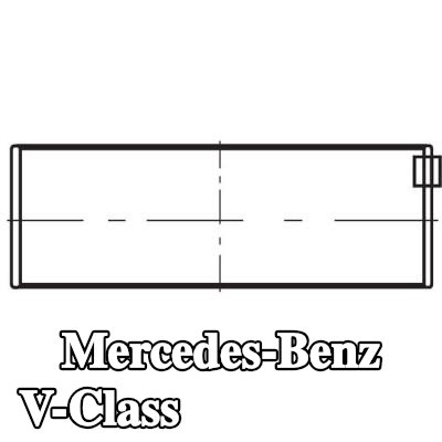 MAHLE محمل العمود المرفقي — 2000 Mercedes-Benz V-Class