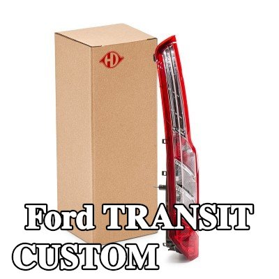 DIEDERICHS المصباح الخلفي الأيسر, بدون حامل لمبة — Ford Transit Custom