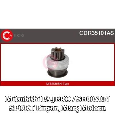 CASCO Pinyon, marş motoru — Mitsubishi Pajero / Shogun Sport