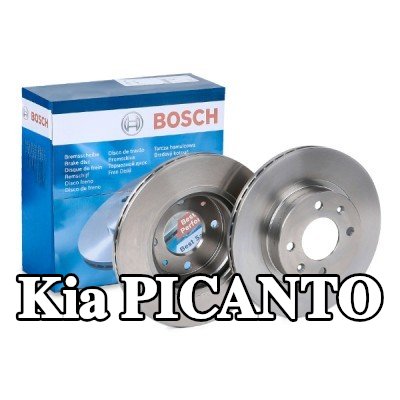 BOSCH القطر الخارجي لقرص المكابح: 252mm, مُهوى, مشحم — Kia Picanto