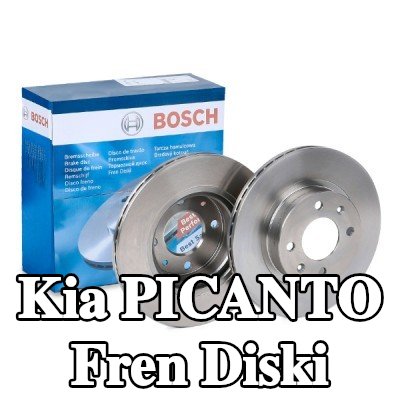BOSCH Fren diski Dış Çap: 252mm, Havalandırmalı, Yağlanmış — Kia Picanto