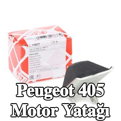 FEBI BILSTEIN Motor yatağı Sağ, Elastomer — Peugeot 405