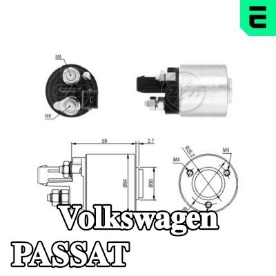 ERA ملف لولبي للمشغل — 2000 Volkswagen Passat