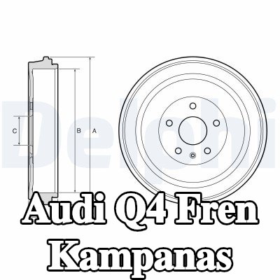DELPHI Fren kampanas 333mm — Audi Q4