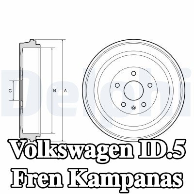 DELPHI Fren kampanas 333mm — Volkswagen Id.5