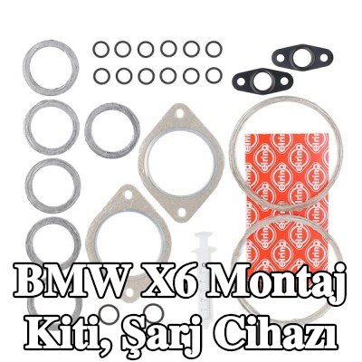 ELRING Montaj Kiti, conta/sızdırmazlık elemanları ile şarj cihazı — 2012 BMW X6