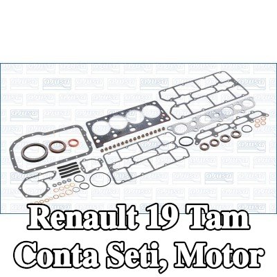 AJUSA Tam Conta Seti, silindir kapağı contalı motor, valf gövdesi contalı, FIBERMAX — 1990 Renault 19