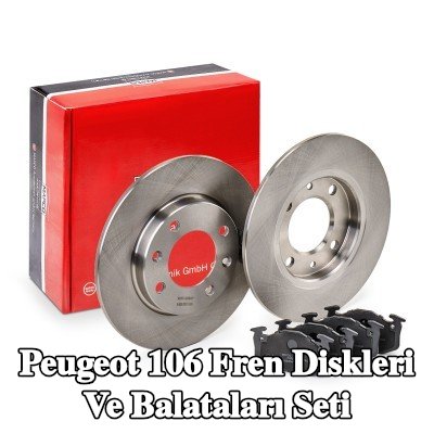 MAPCO Fren diskleri ve balataları seti Arka Aks, düz — 1995 Peugeot 106
