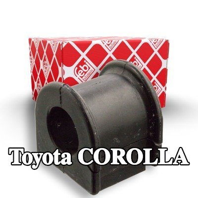 FEBI BILSTEIN جلبة قضيب مانع للانقلاب المحور الأمامي, 22mm, مطاط — 2009 Toyota Corolla