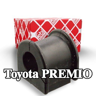FEBI BILSTEIN جلبة قضيب مانع للانقلاب المحور الأمامي, 22mm, مطاط — Toyota Premio