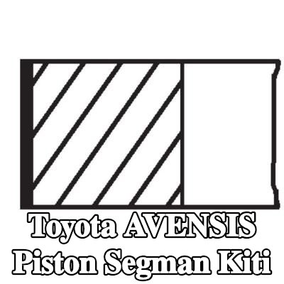 MAHLE Piston Segman Kiti — Toyota Avensis